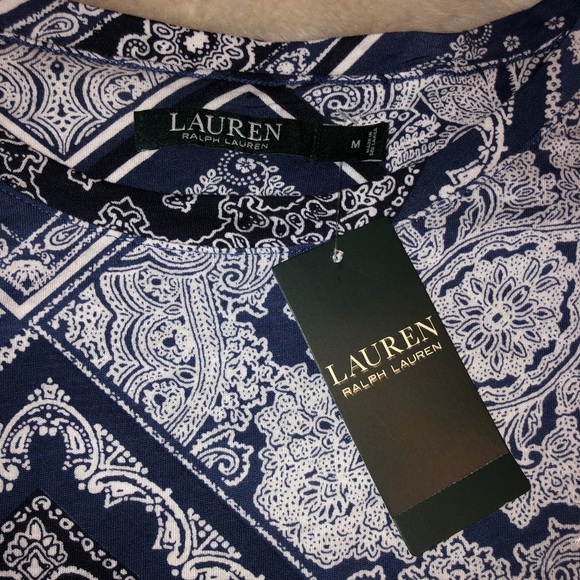 NWT Lauren Ralph Lauren Chemise Medium - Picture 3 of 9